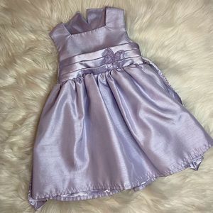 Purple dress for baby girl